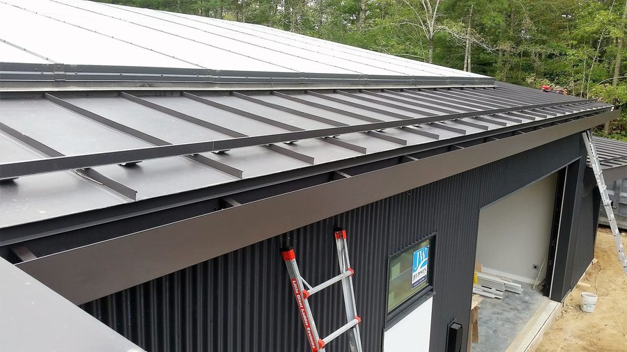 Commercial gutter installation